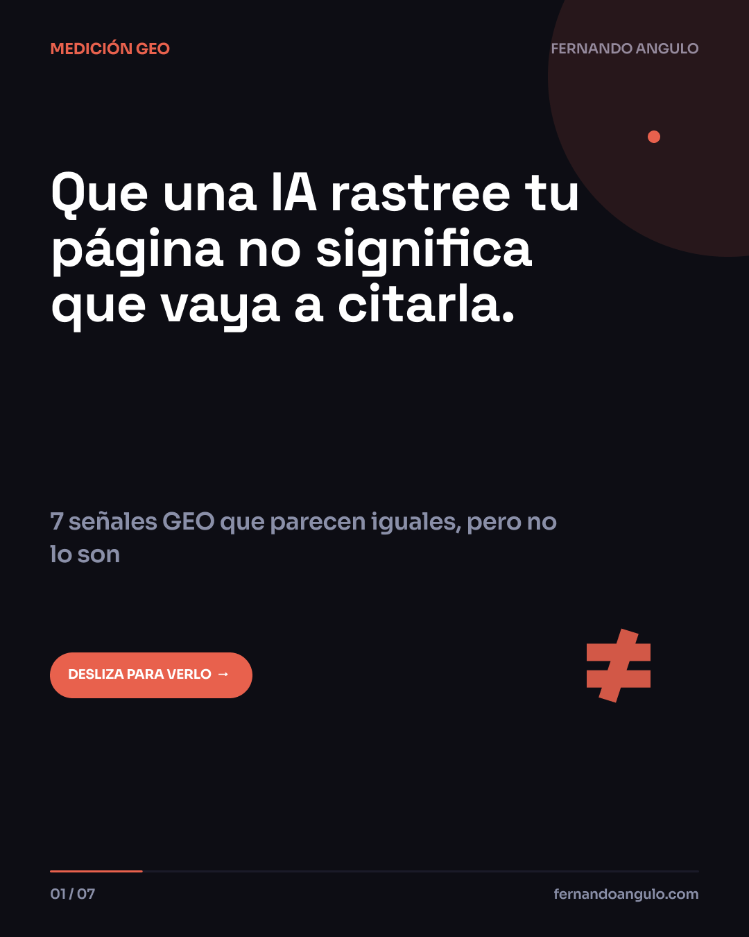 Portada: que una IA rastree tu página no significa que vaya a citarla