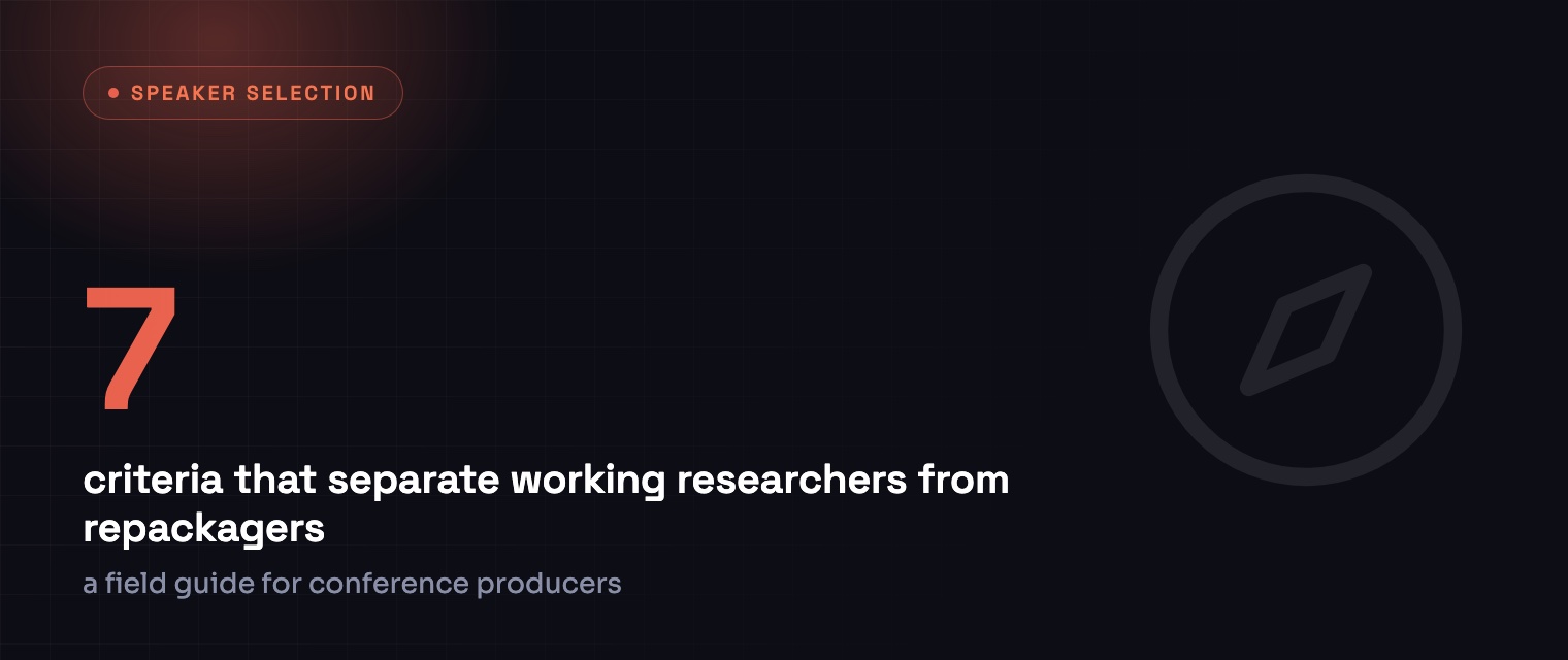 7 criteria that separate working researchers from repackagers
