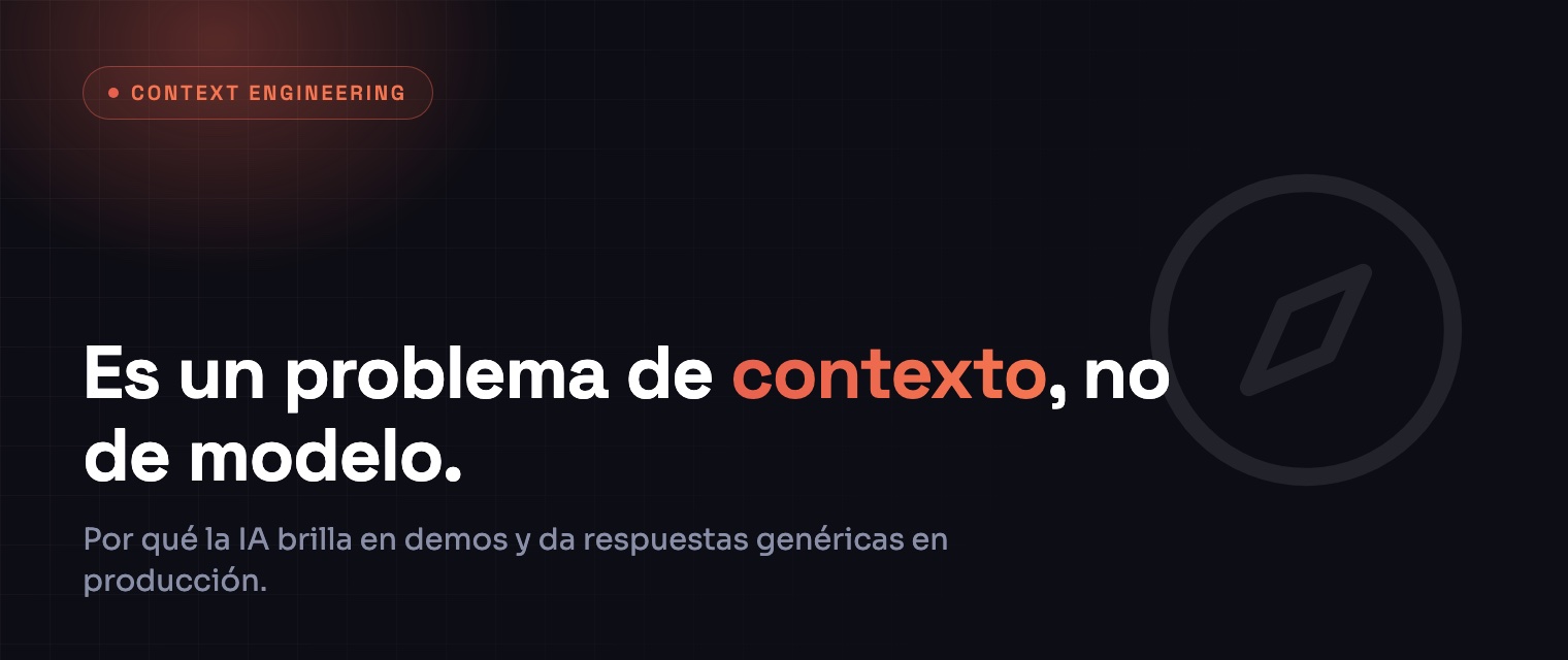 Es un problema de contexto, no de modelo.