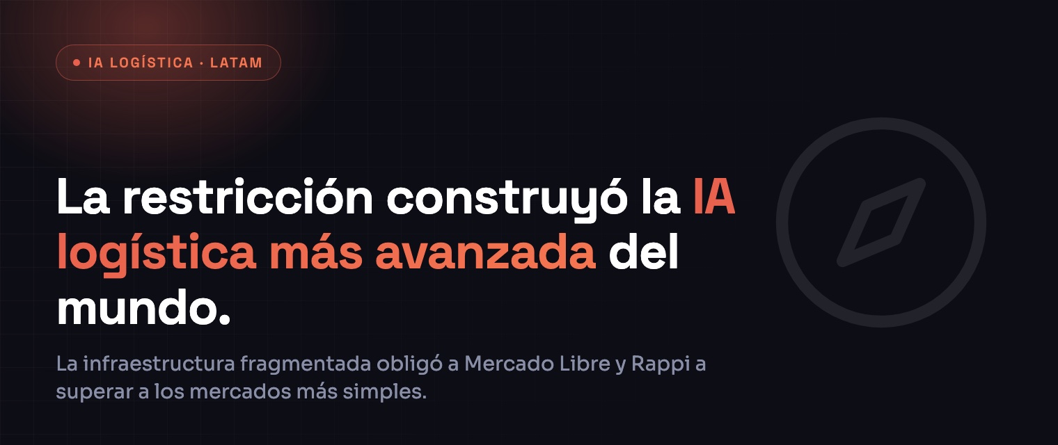 La restricción construyó la IA logística más avanzada del mundo.