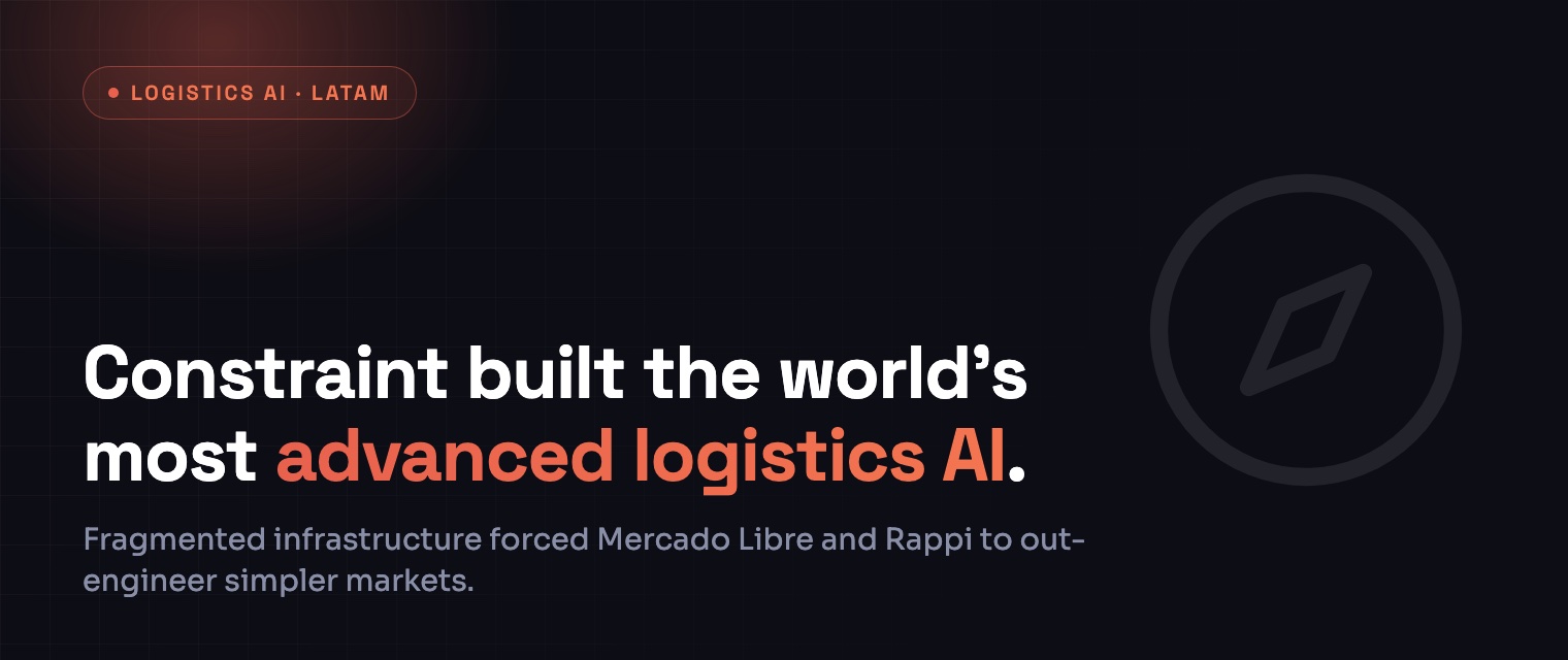Constraint built the world's most advanced logistics AI.