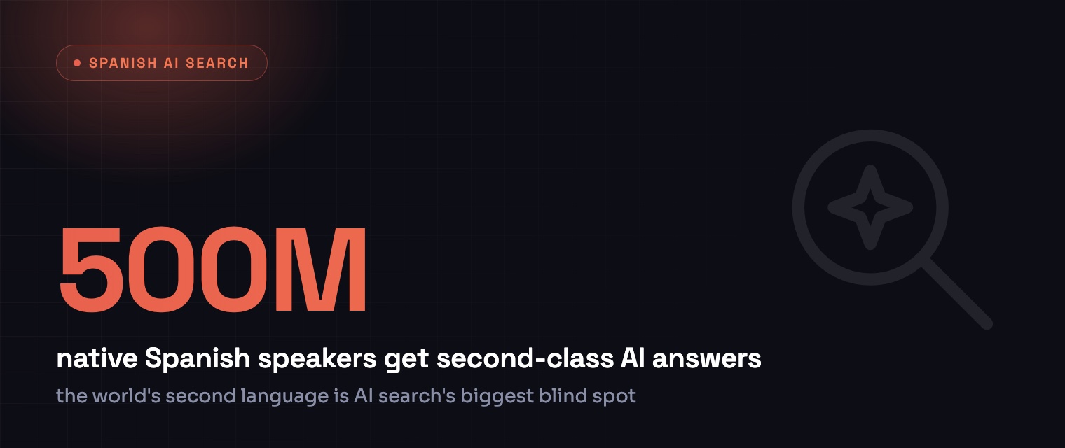 500M native Spanish speakers get second-class AI answers